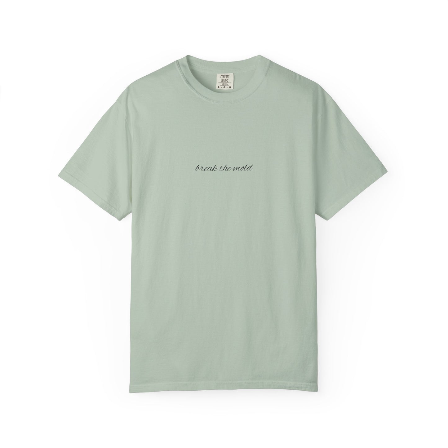 Garment-Dyed T-Shirt with Motivational Text, Casual Wear, Gift for Friends, Unisex Graphic Tee, Everyday Comfort