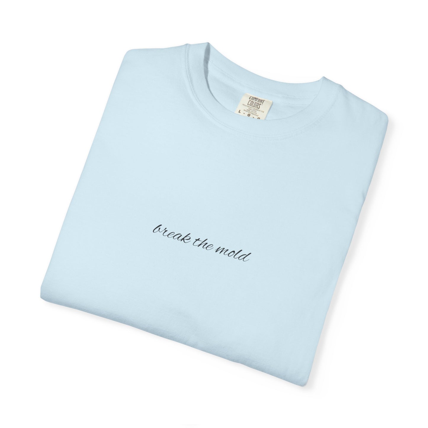 Garment-Dyed T-Shirt with Motivational Text, Casual Wear, Gift for Friends, Unisex Graphic Tee, Everyday Comfort