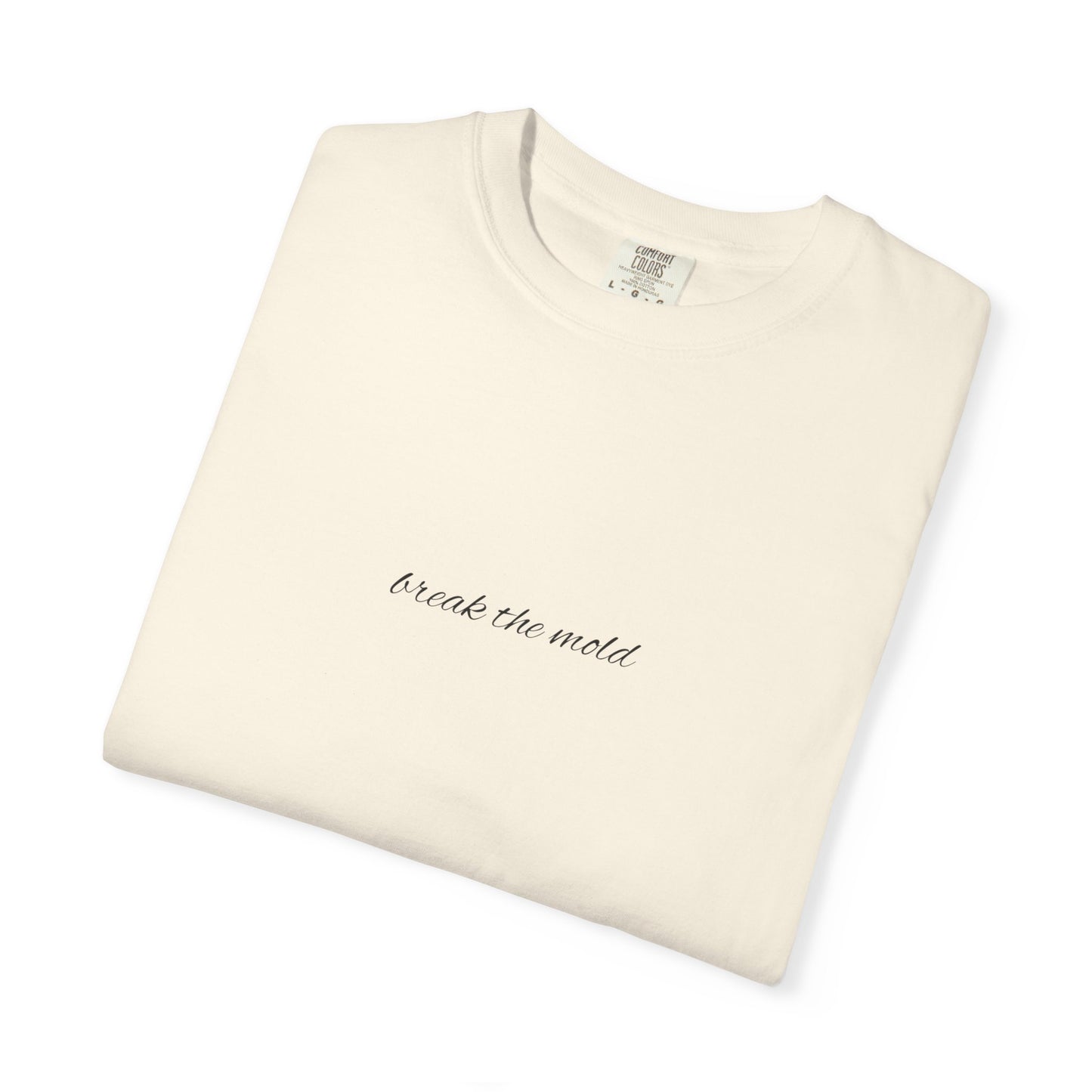 Garment-Dyed T-Shirt with Motivational Text, Casual Wear, Gift for Friends, Unisex Graphic Tee, Everyday Comfort