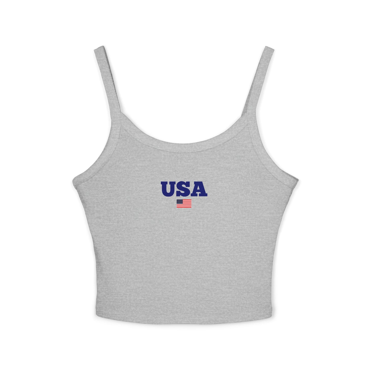 Patriotic USA Women's Spaghetti Strap Tank Top - Fourth of July Tank