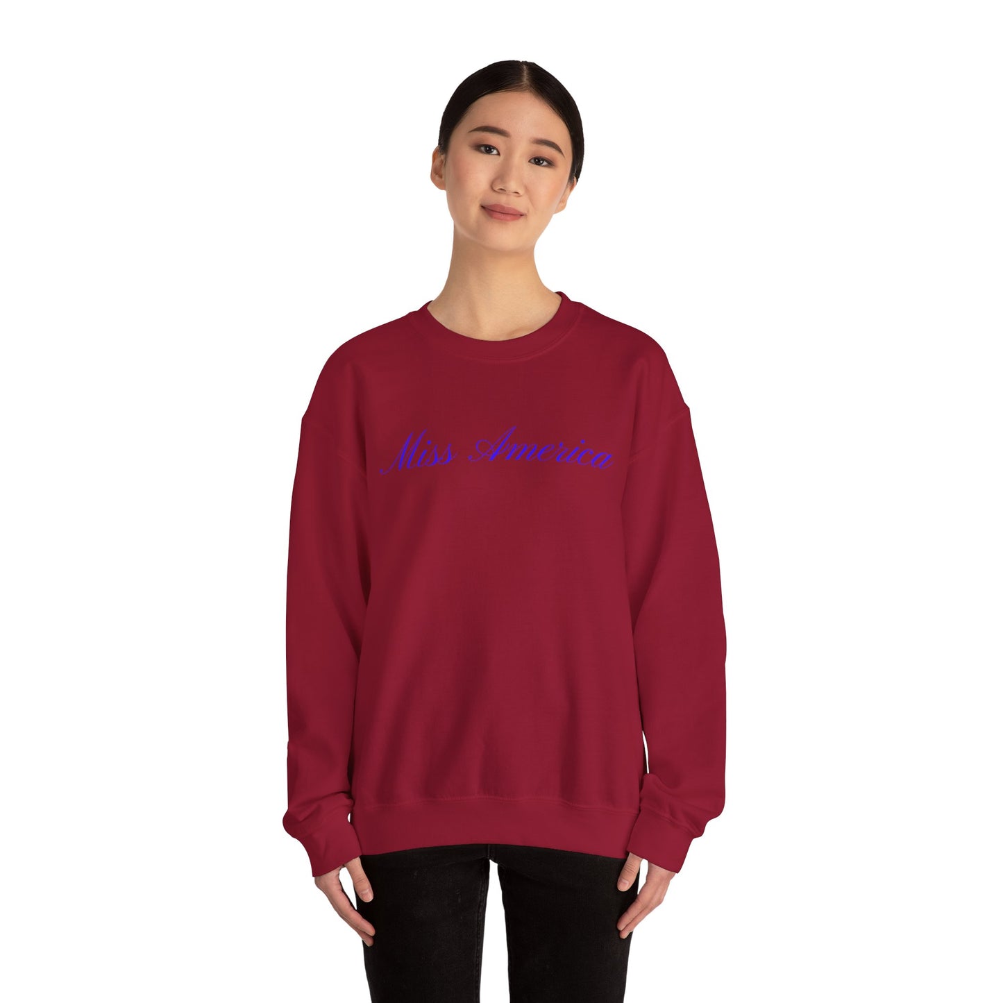 Miss America Crewneck – Cozy, Patriotic & Fireworks-Ready