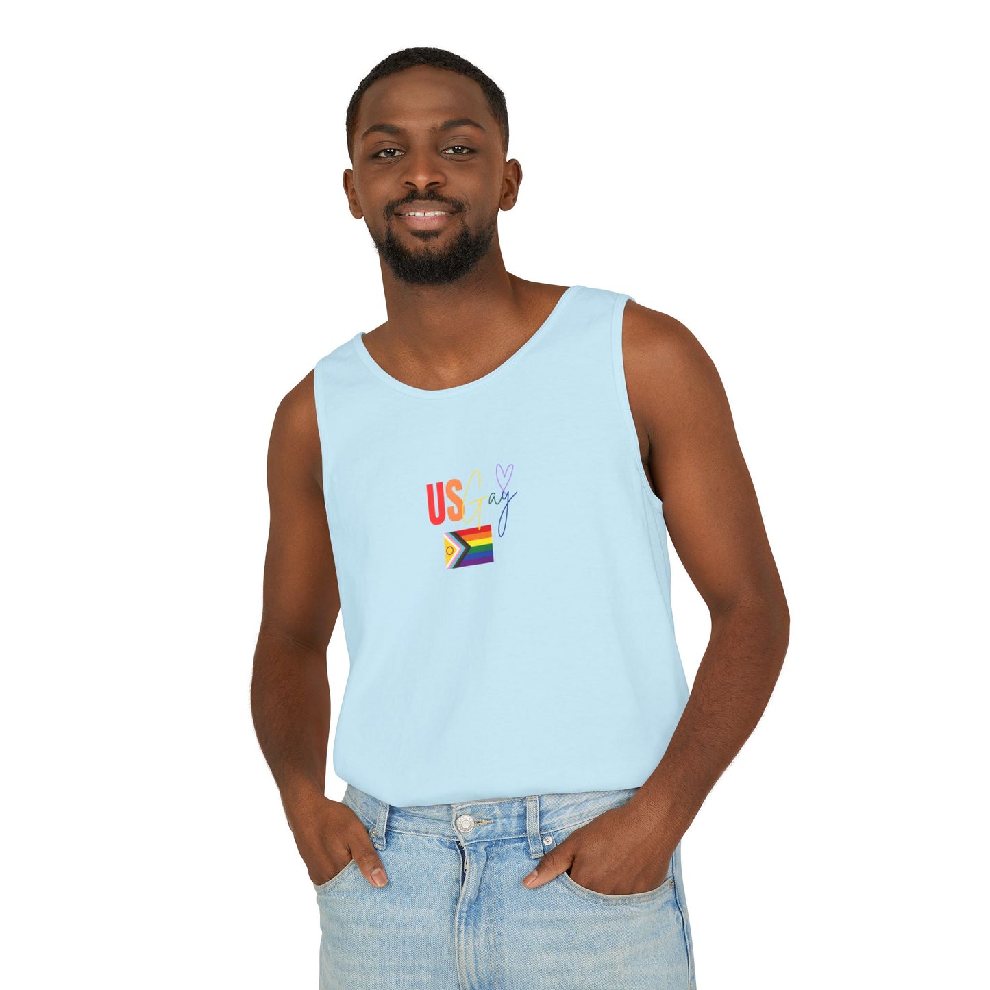 Pride Unity Tank – Unisex Summer Essential, Bold LGBTQ+ Apparel, Casual Beachwear