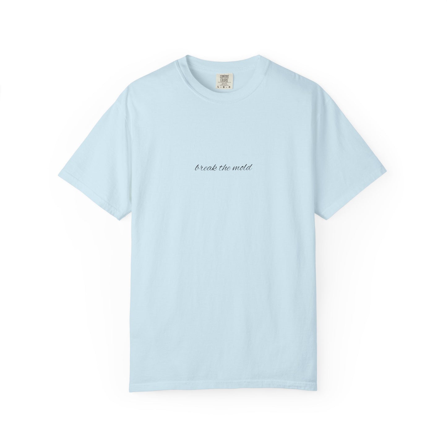 Garment-Dyed T-Shirt with Motivational Text, Casual Wear, Gift for Friends, Unisex Graphic Tee, Everyday Comfort