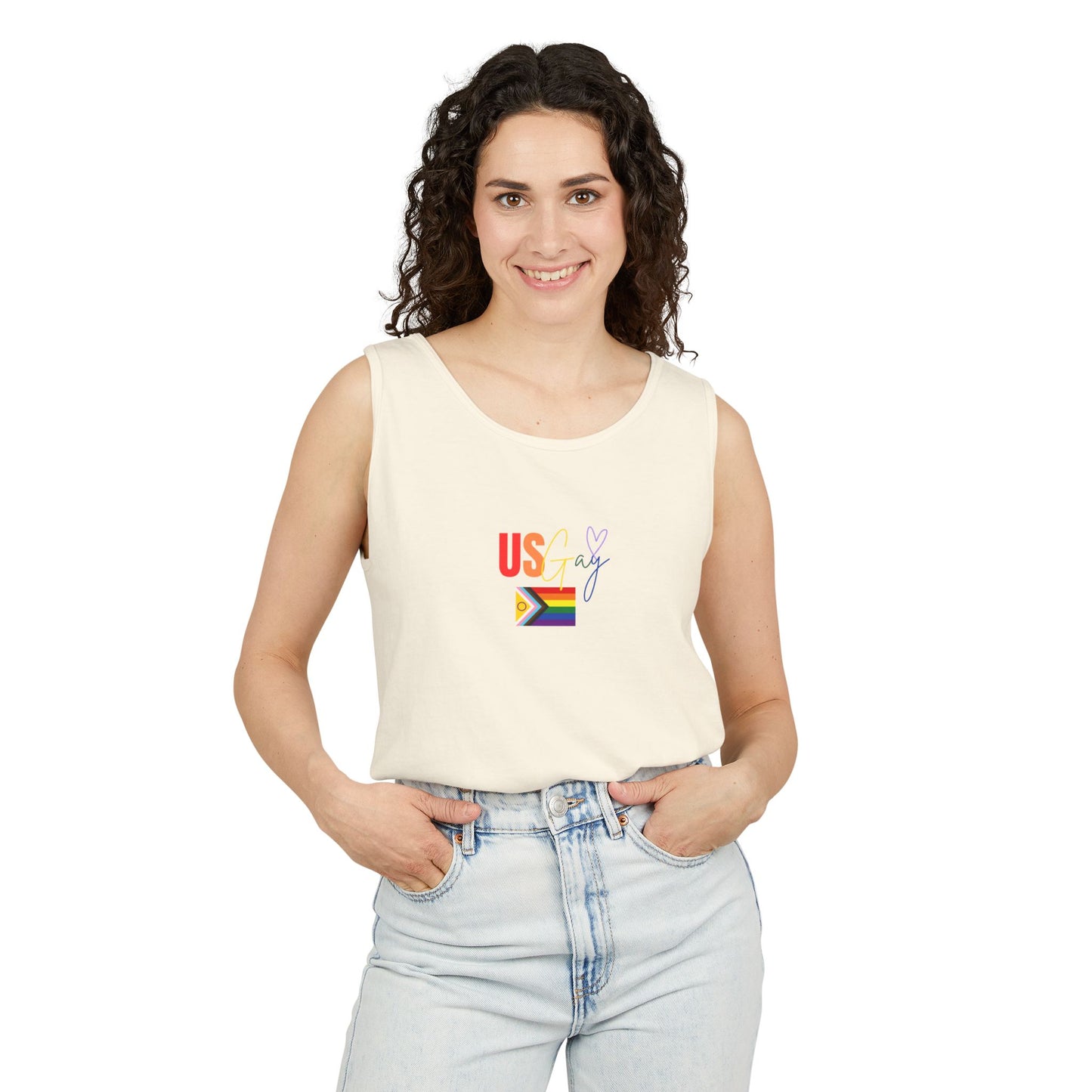 Pride Unity Tank – Unisex Summer Essential, Bold LGBTQ+ Apparel, Casual Beachwear