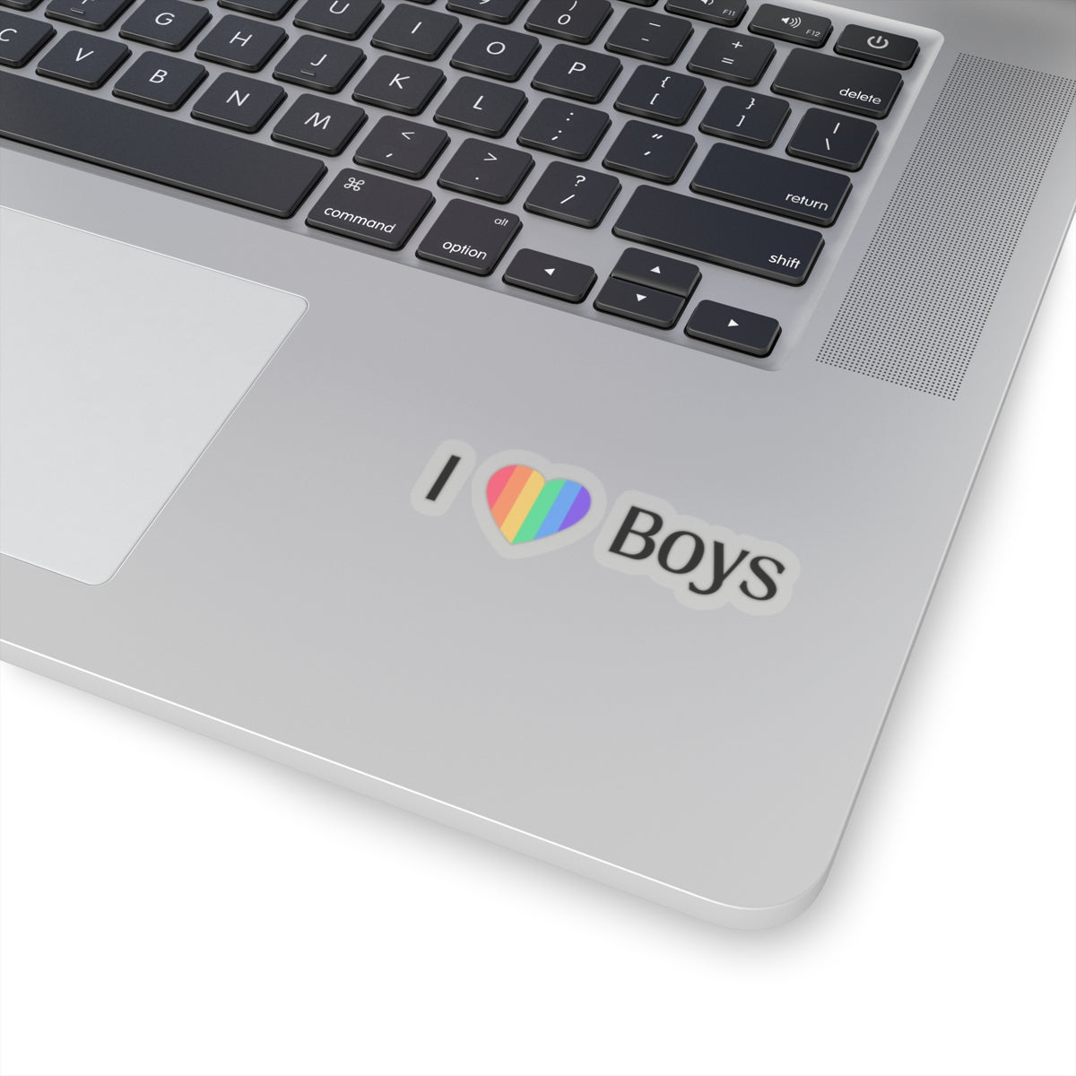 I love boys pride sticker LGBTQ Pride Rainbow Heart stickers