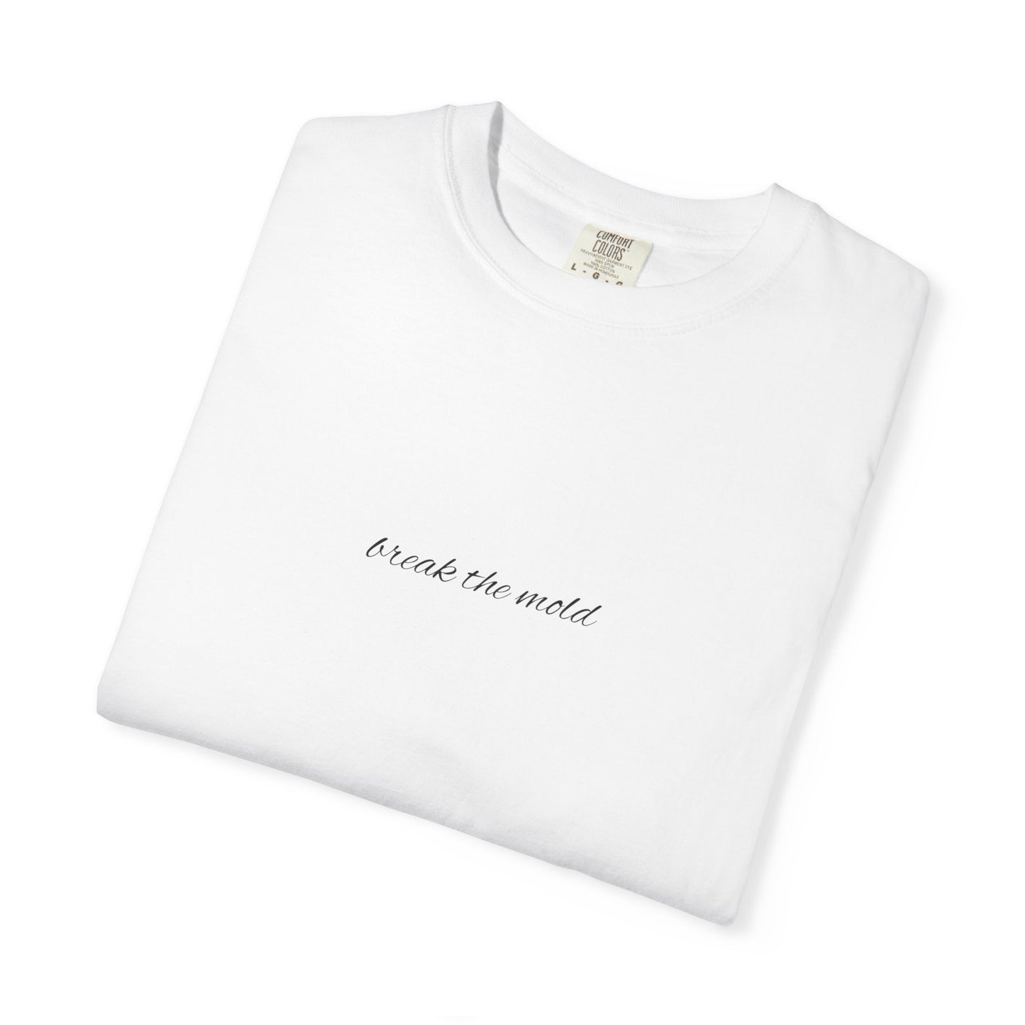 Garment-Dyed T-Shirt with Motivational Text, Casual Wear, Gift for Friends, Unisex Graphic Tee, Everyday Comfort