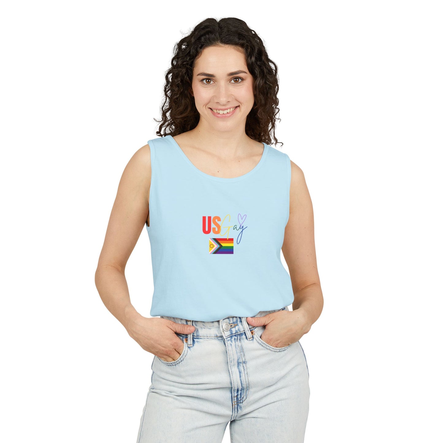 Pride Unity Tank – Unisex Summer Essential, Bold LGBTQ+ Apparel, Casual Beachwear