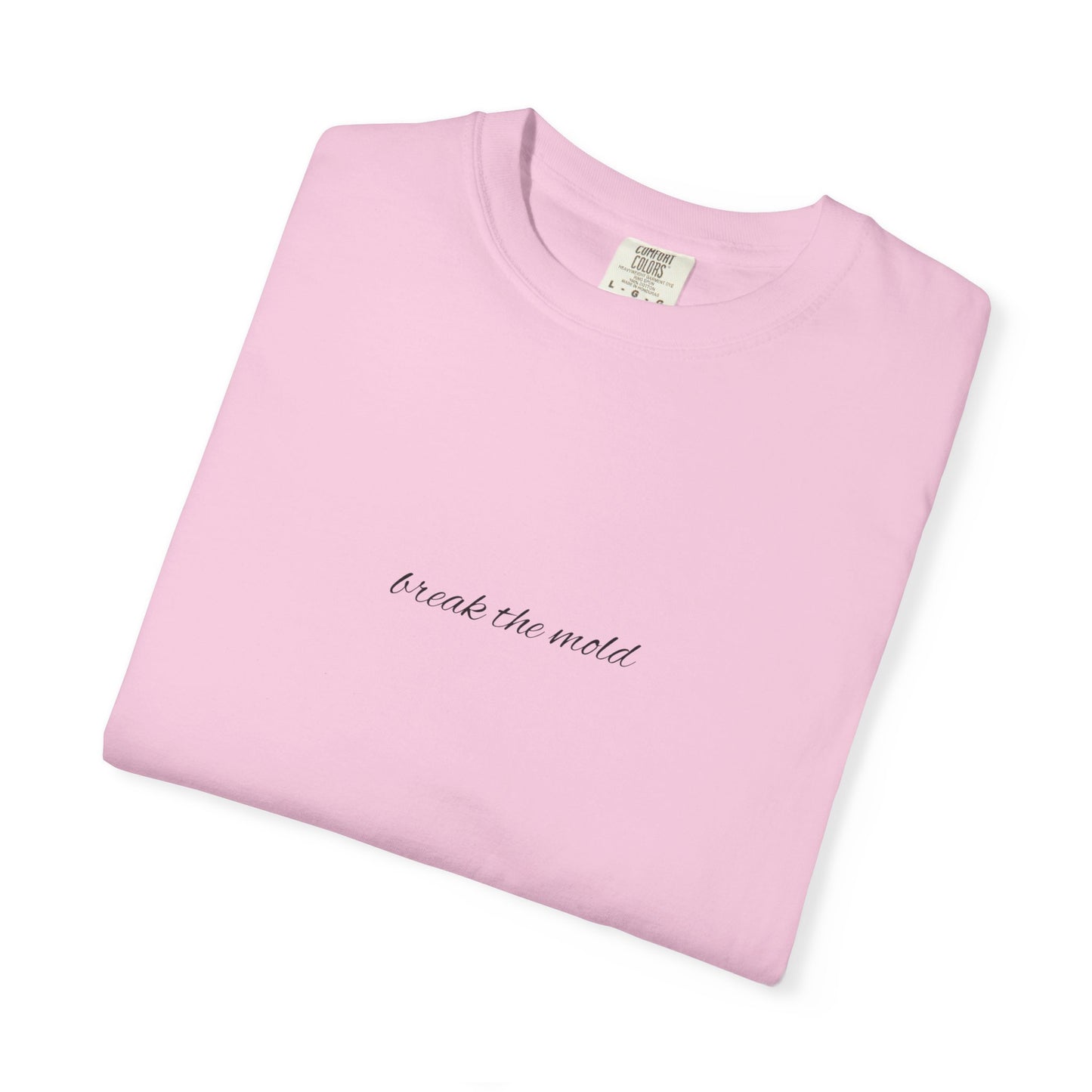 Garment-Dyed T-Shirt with Motivational Text, Casual Wear, Gift for Friends, Unisex Graphic Tee, Everyday Comfort