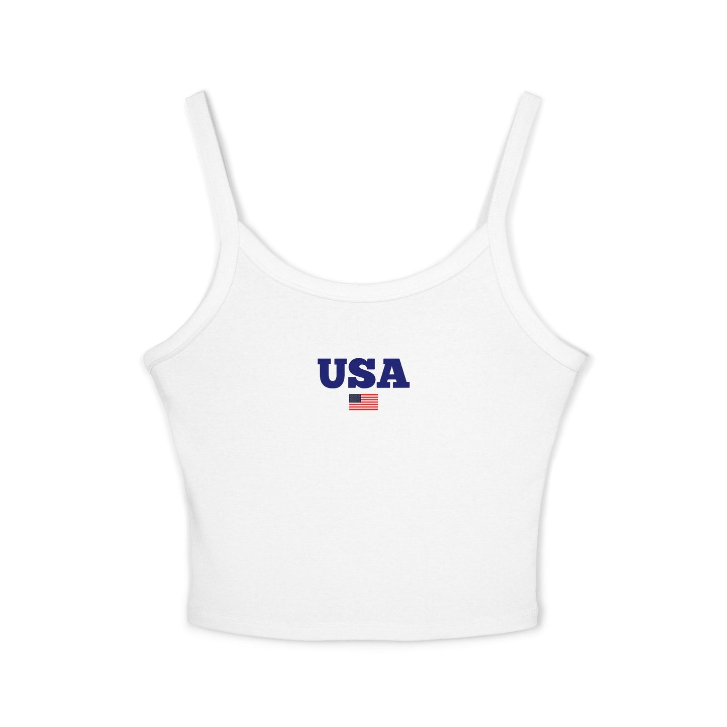 Patriotic USA Women's Spaghetti Strap Tank Top - Fourth of July Tank