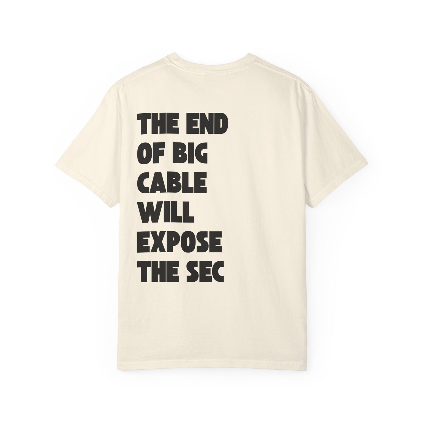 Garment-Dyed T-Shirt with Motivational Text, Casual Wear, Gift for Friends, Unisex Graphic Tee, Everyday Comfort