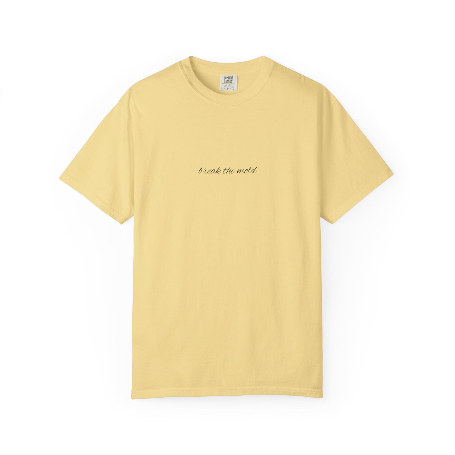 Garment-Dyed T-Shirt with Motivational Text, Casual Wear, Gift for Friends, Unisex Graphic Tee, Everyday Comfort