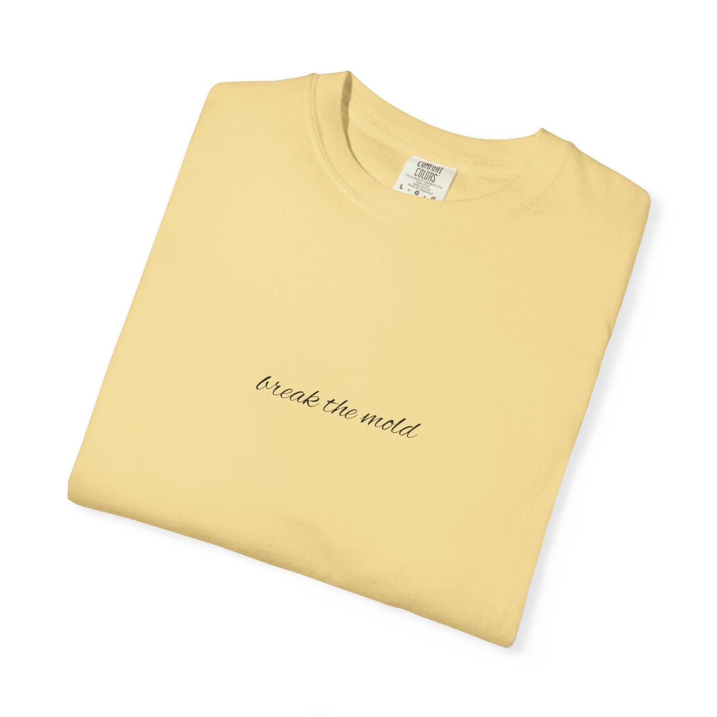 Garment-Dyed T-Shirt with Motivational Text, Casual Wear, Gift for Friends, Unisex Graphic Tee, Everyday Comfort