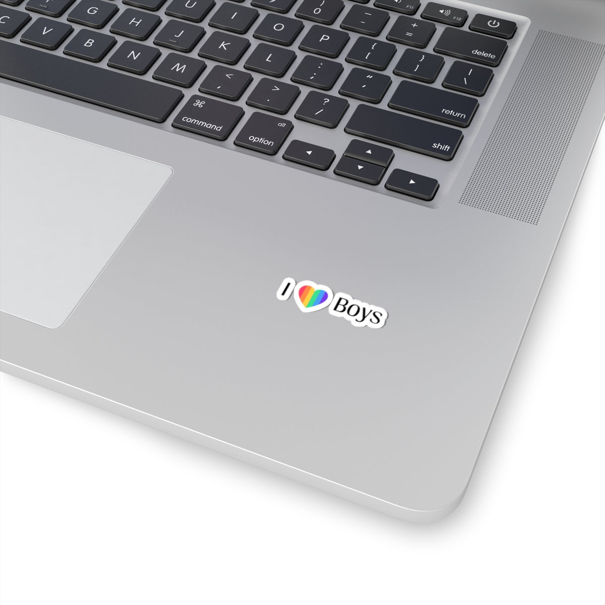 I love boys pride sticker LGBTQ Pride Rainbow Heart stickers