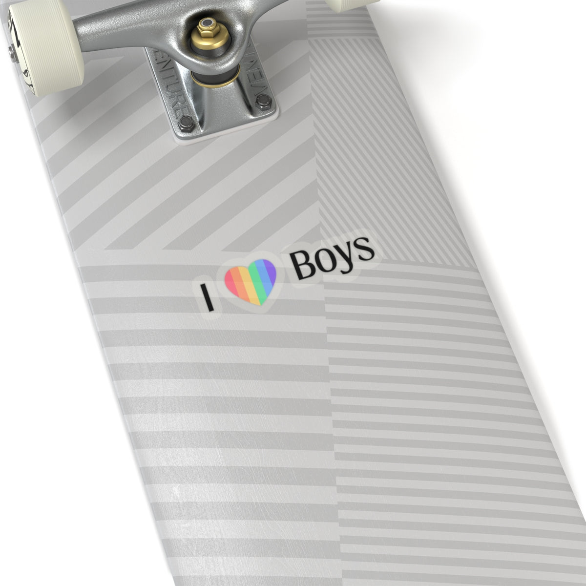 I love boys pride sticker LGBTQ Pride Rainbow Heart stickers