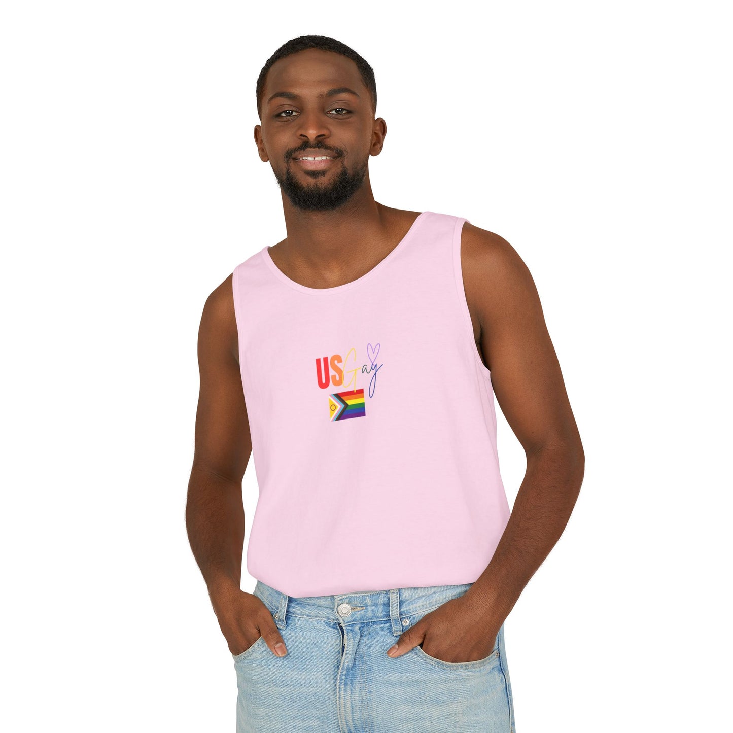 Pride Unity Tank – Unisex Summer Essential, Bold LGBTQ+ Apparel, Casual Beachwear