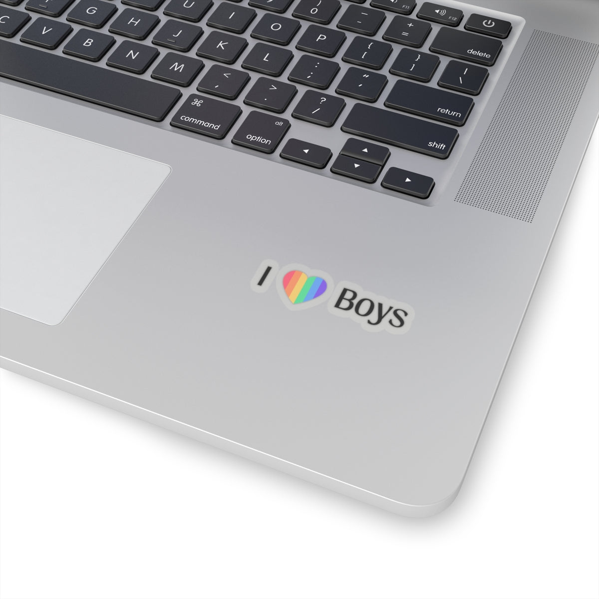 I love boys pride sticker LGBTQ Pride Rainbow Heart stickers