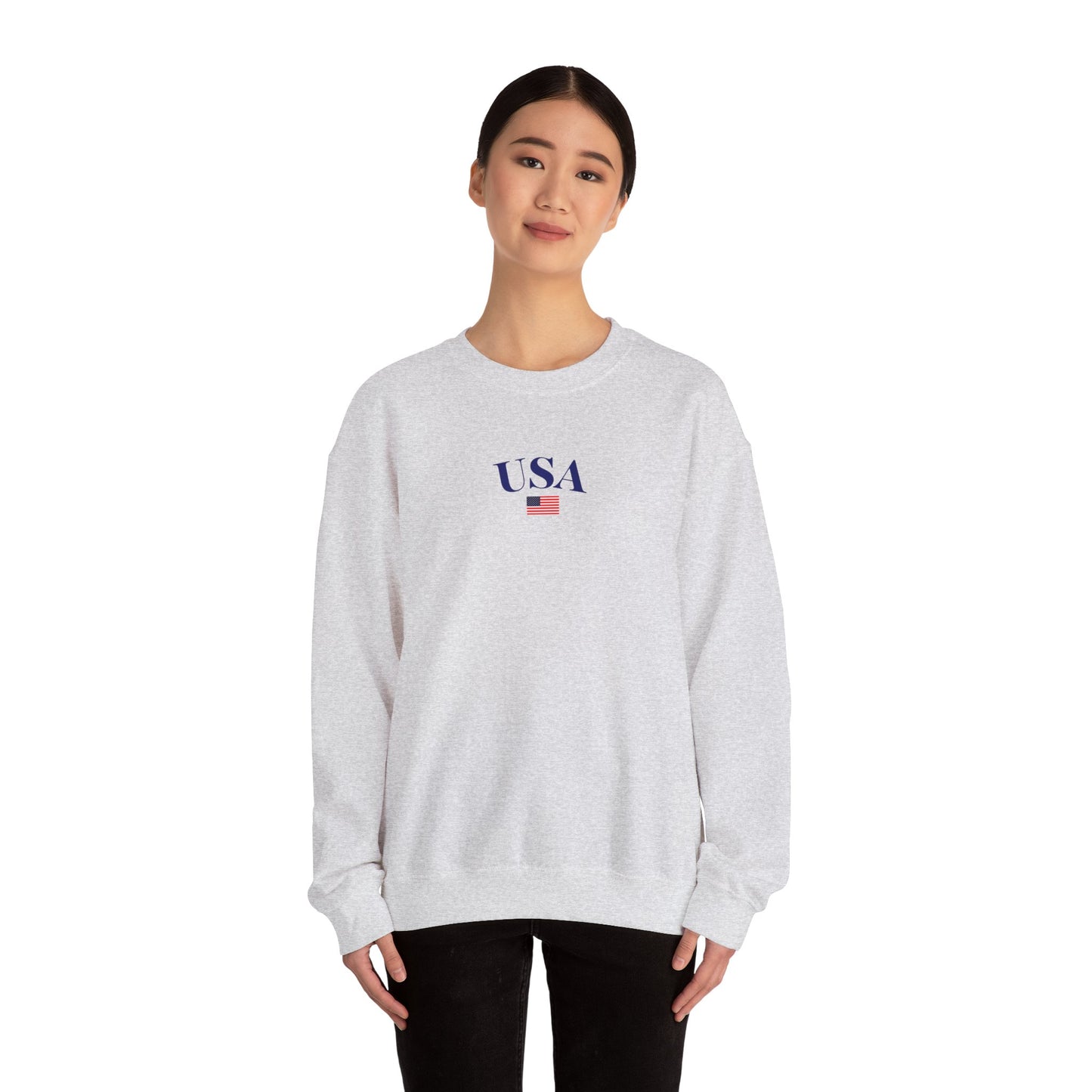 Stars & Stripes Crewneck – Cozy, Classic, and 4th of July-Ready