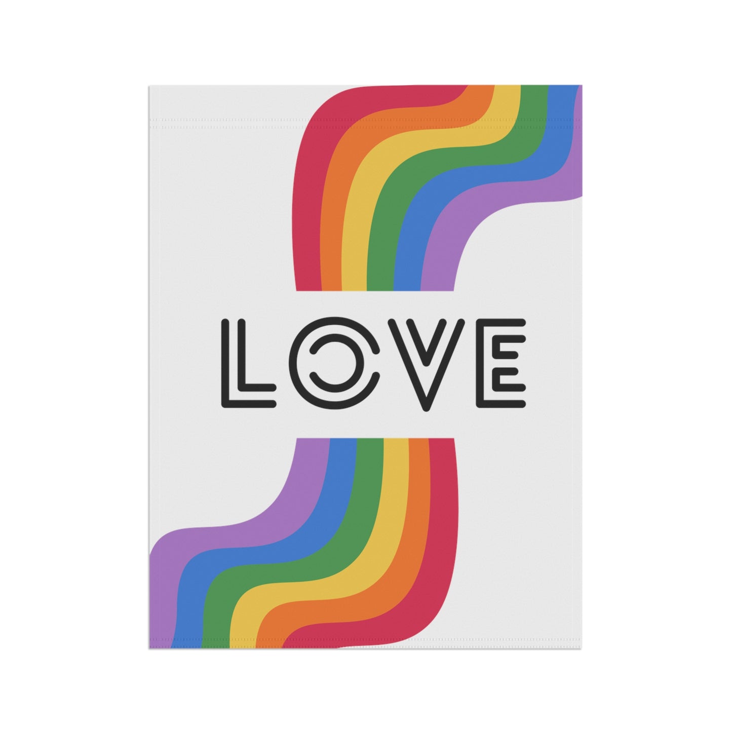 Love Rainbow Flag Gay Pride Celebrate LGBTQ Pride Love Rainbow Home and Garden Banner Rainbow Love Flag Lesbian Pride Home and Garden Rainbow Pride