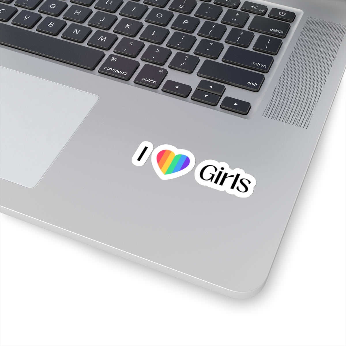 I love girls lesbian pride stickers LGBTQ Pride Stickers I love Girls pride stickers Rainbow heart I love heart girls stickers LGBTQ Pride Month Stickers