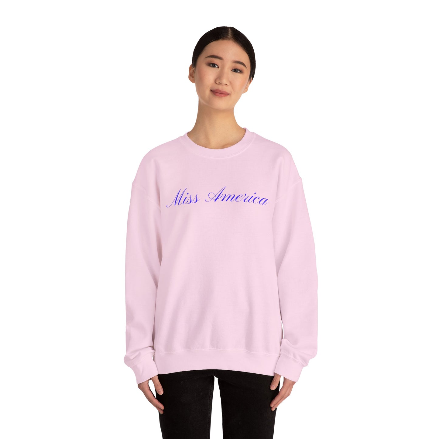 Miss America Crewneck – Cozy, Patriotic & Fireworks-Ready