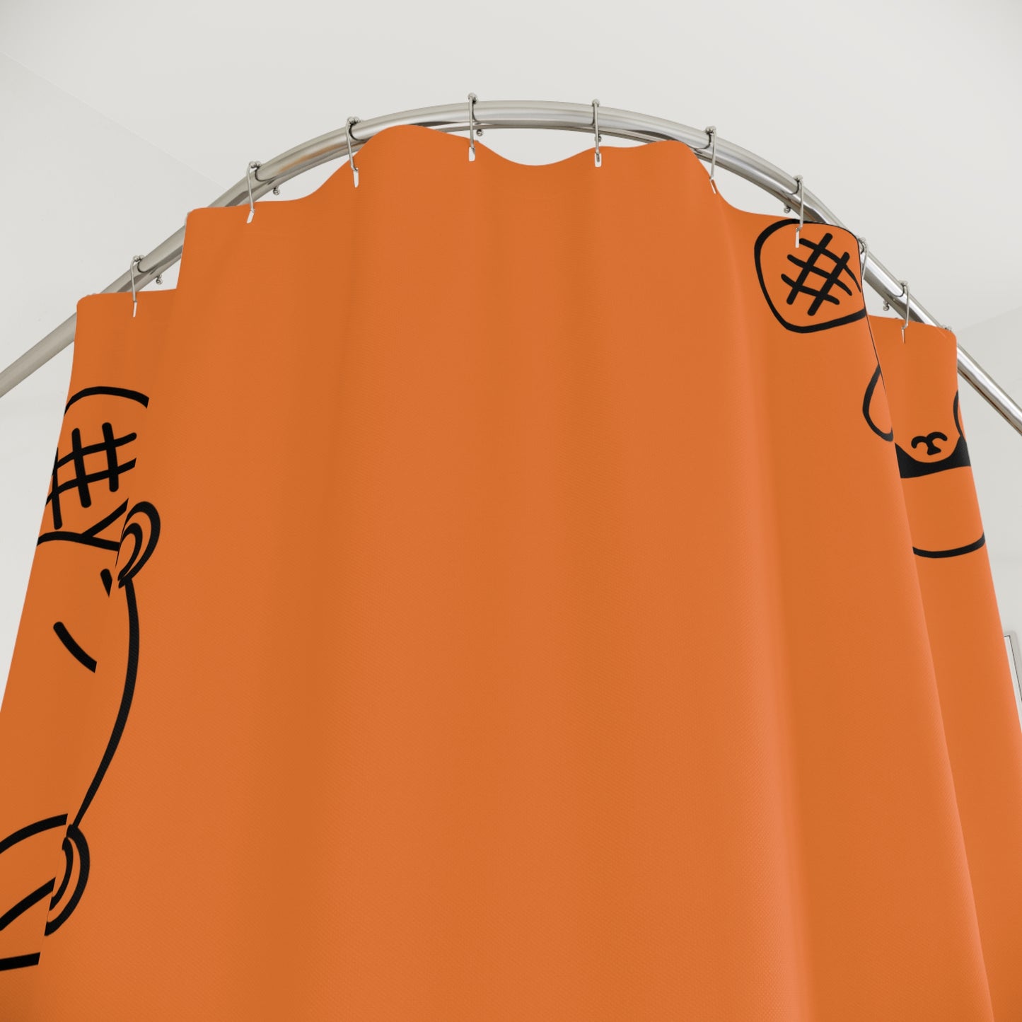 Cute Beaver Pattern Shower Curtain, Fun Bathroom Decor, Kids Room, Gift for Animal Lovers, Whimsical Home Decor