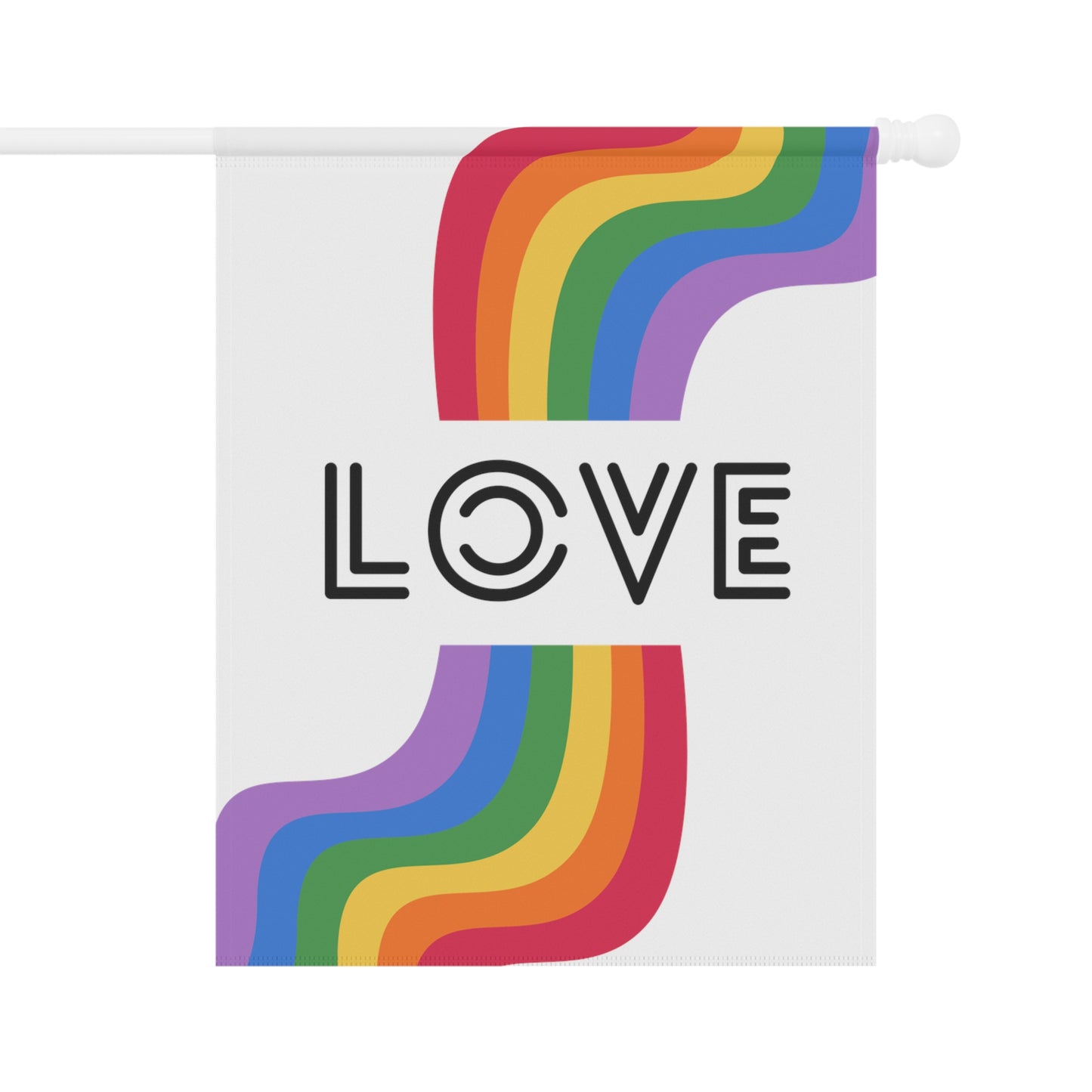 Love Rainbow Flag Gay Pride Celebrate LGBTQ Pride Love Rainbow Home and Garden Banner Rainbow Love Flag Lesbian Pride Home and Garden Rainbow Pride