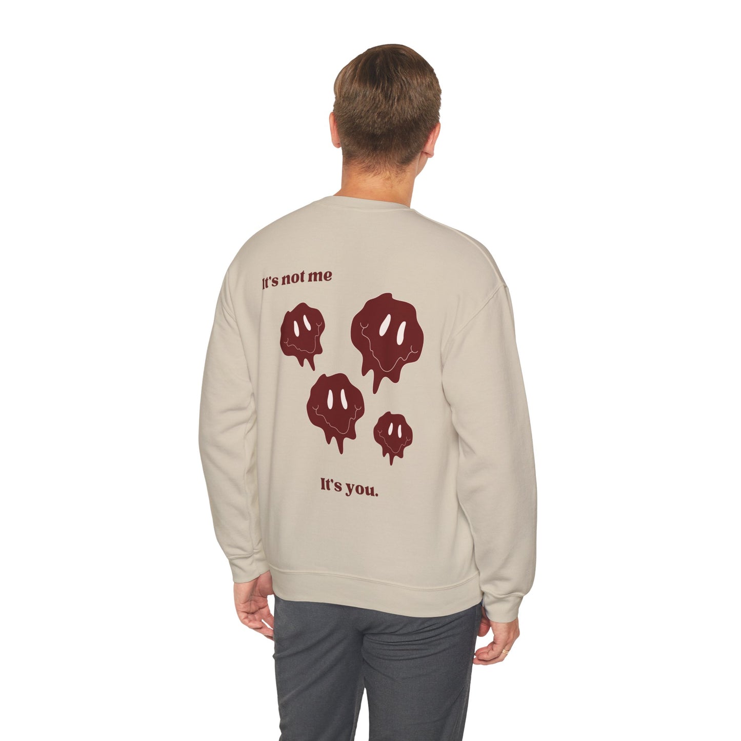 It's not me it's you crewneck sweatshirt anti valentines day club crewneck sweatshirt break up sweatshirt crewneck anti valentines day breakup apparel funny valentines