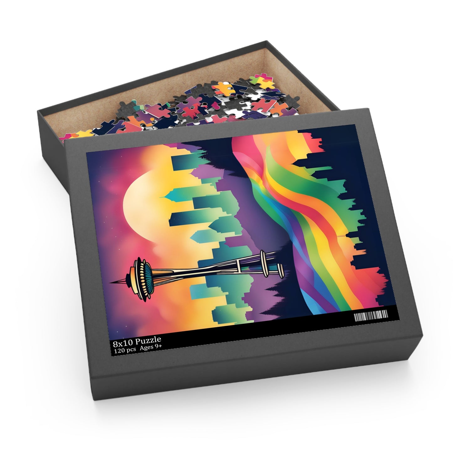 Seattle Pride Gifts Puzzle Rainbow Dreamy Puzzle Home Decor LGBTQ