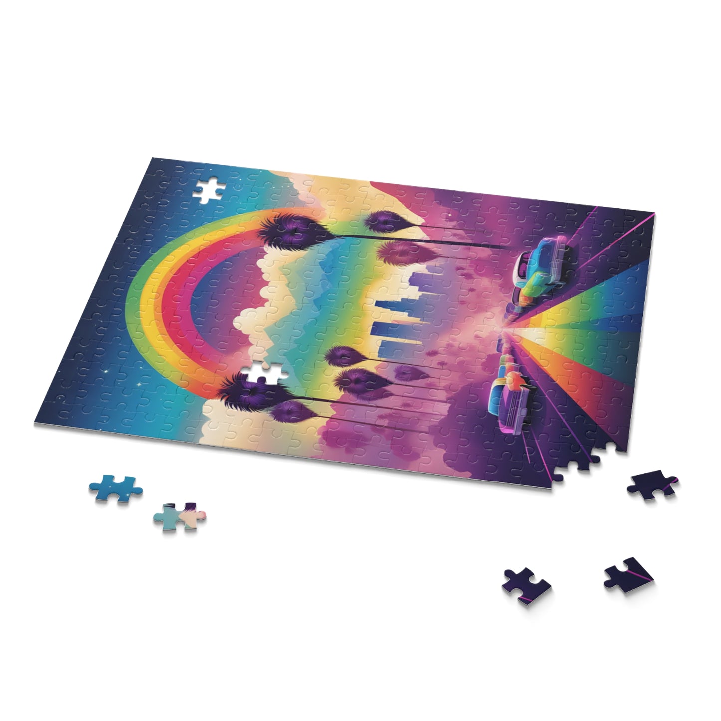 Pride Gifts Puzzles Rainbow Retro LA Home Decor Celebrate Love Pride