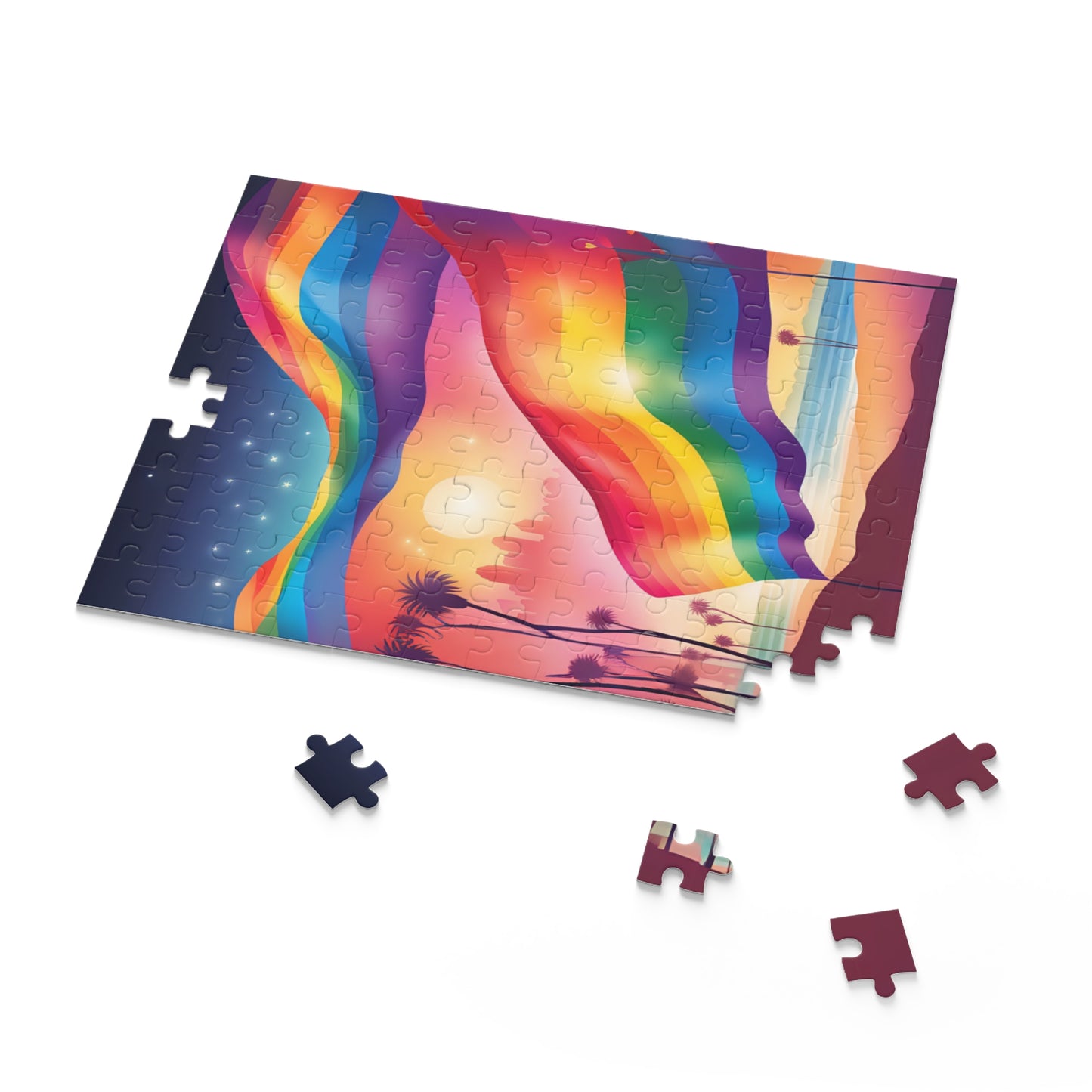 Dreamy Pride San Diego Puzzle LGBTQ Home Decor California