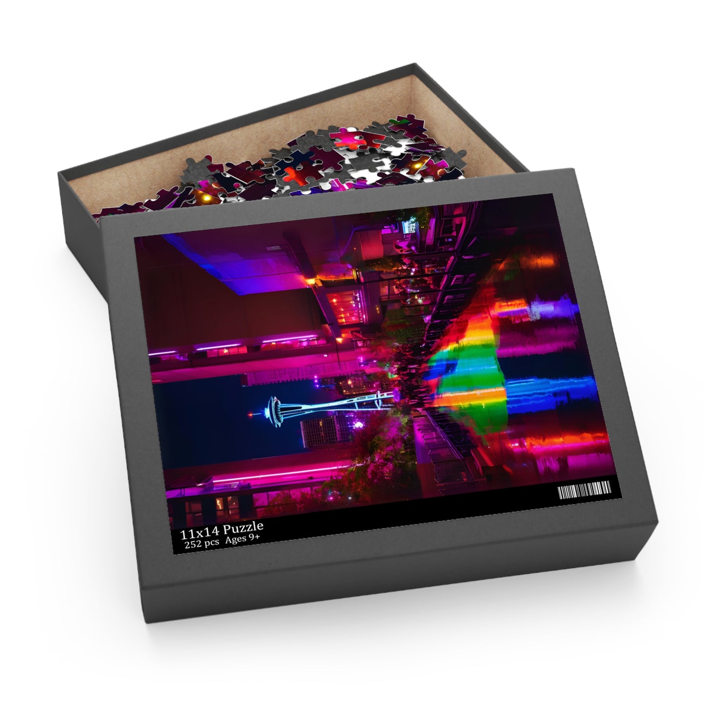 City Pride Puzzles Seattle Rainbow LGBTQ Home Decor