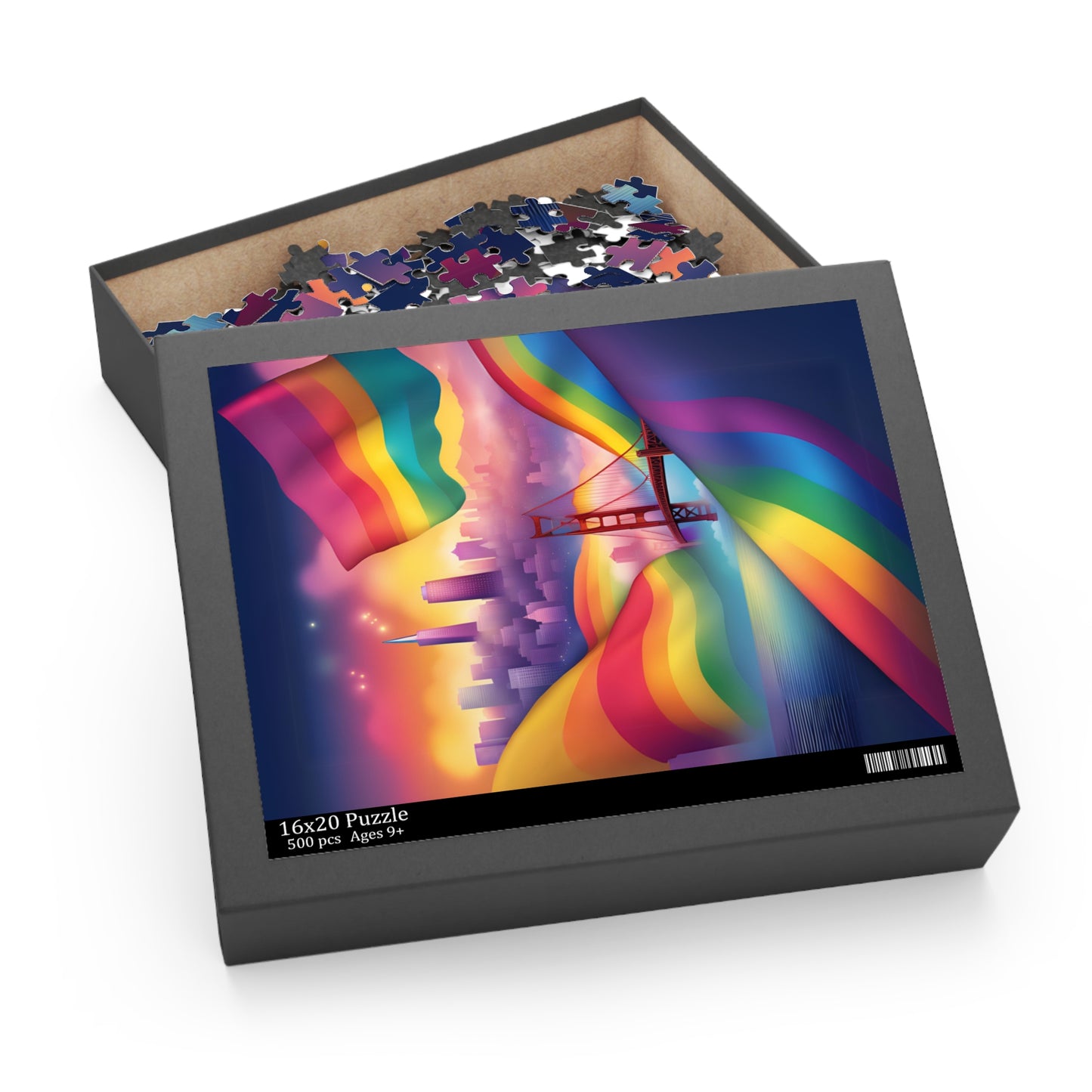 Pride Rainbow City Puzzles San Fran California Dreamy LGBTQ