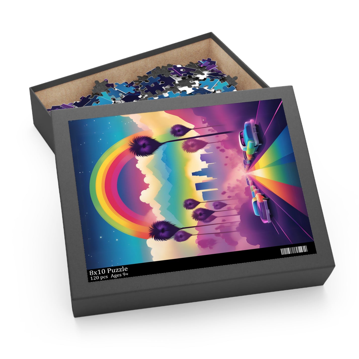 Celebrate Pride LA Puzzle Retro Palms Home Decor LGBTQ