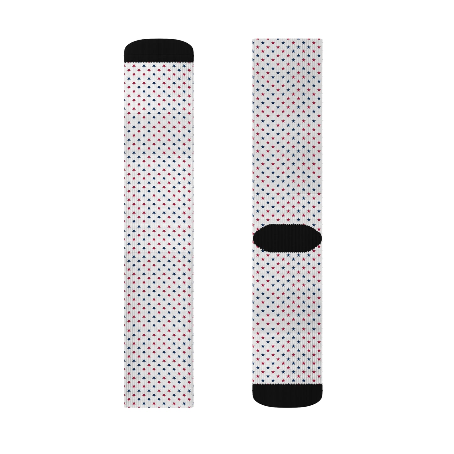 Bold Fourth of July ankle socks with a striking red, white, and blue star design—perfect for adding festive flair to any outfit