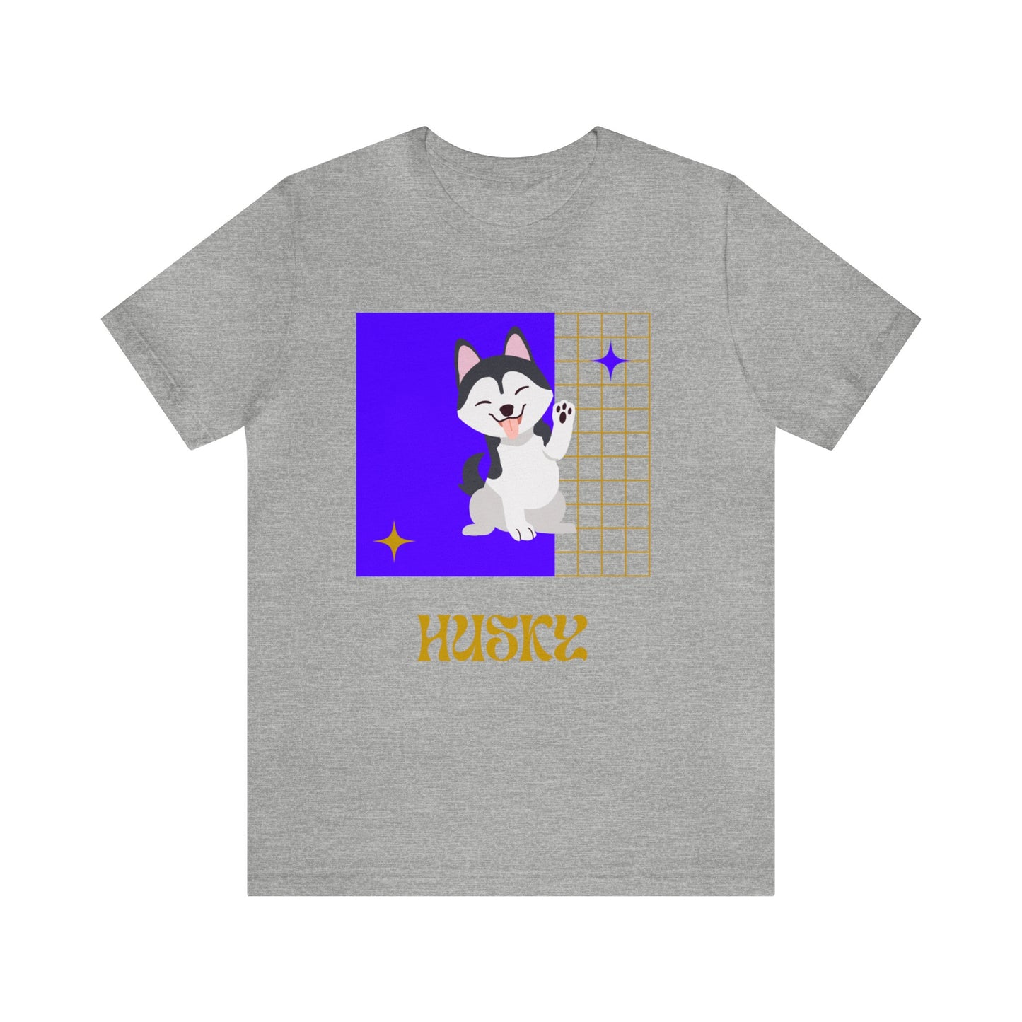 College student wearing heather gray mascot t-shirts, styled in coordinated college color looks with sporty accessories.