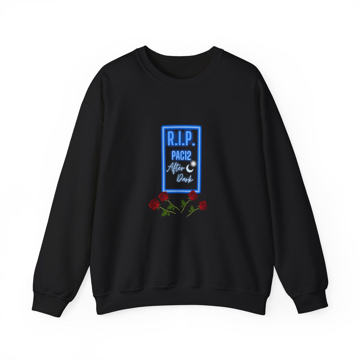 Front view of the OG Pac-12 Legacy Crewneck Sweatshirt featuring bold lettering honoring the Conference of Champions.