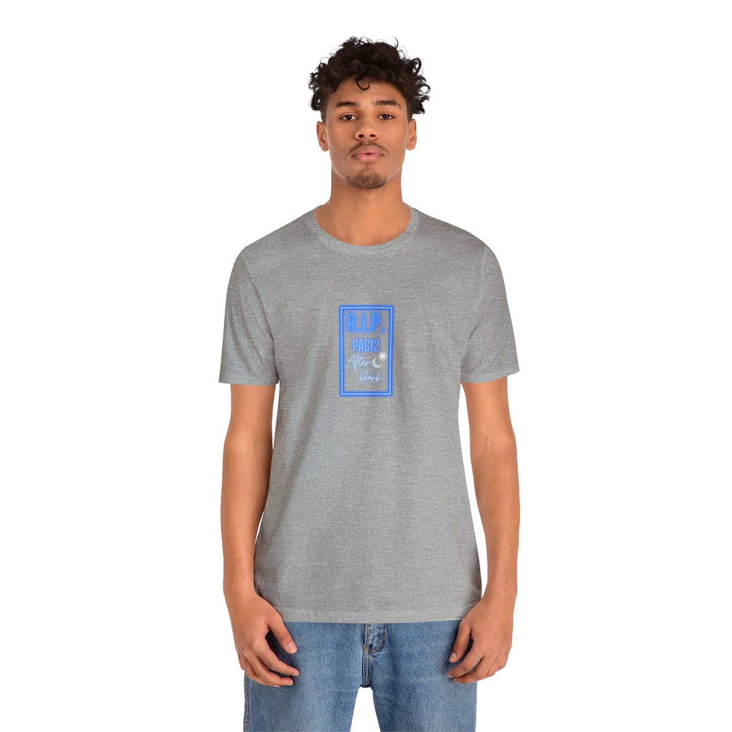 OG Pac-12 Legacy T-Shirt in athletic heather, featuring premium fabric and iconic Conference of Champions tribute.