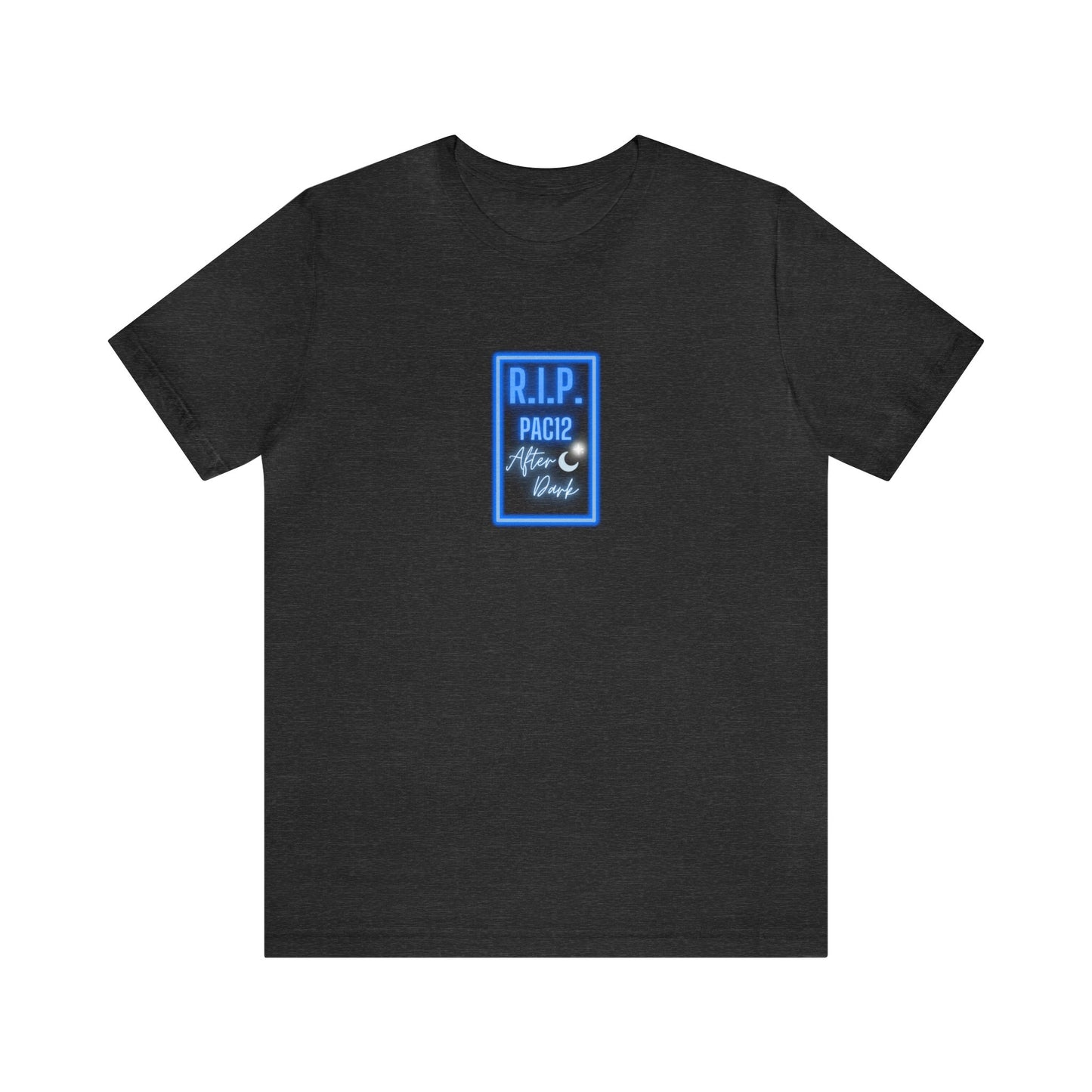 OG Pac-12 Legacy T-Shirt in dark heather gray, designed for true fans who want to honor Pac-12 tradition.