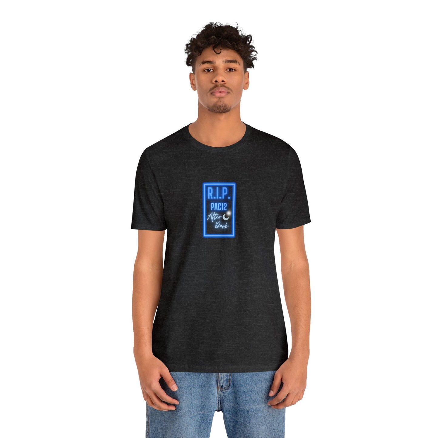 OG Pac-12 Legacy T-Shirt in dark heather gray, designed for true fans who want to honor Pac-12 tradition.