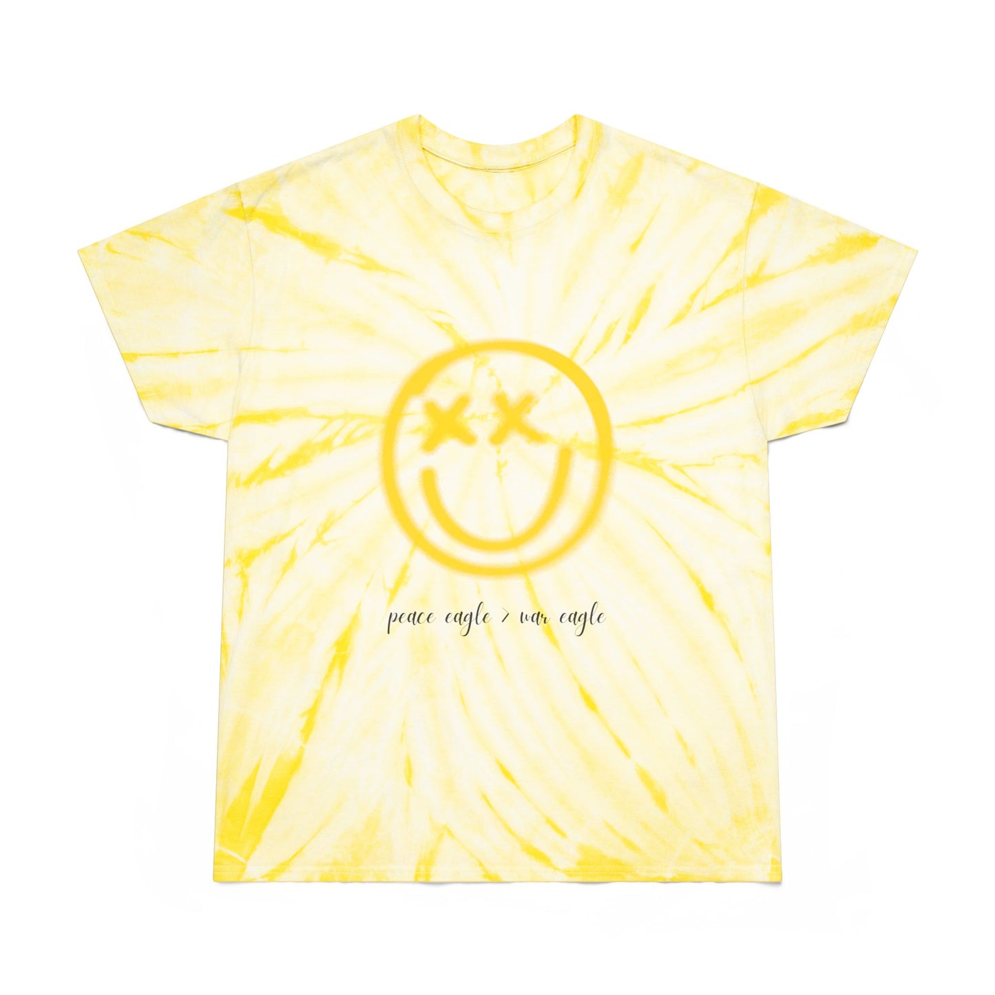 Tie-dye smiley tee with bold rivalry message, perfect for Oregon football fans who love cheeky game day fashion.