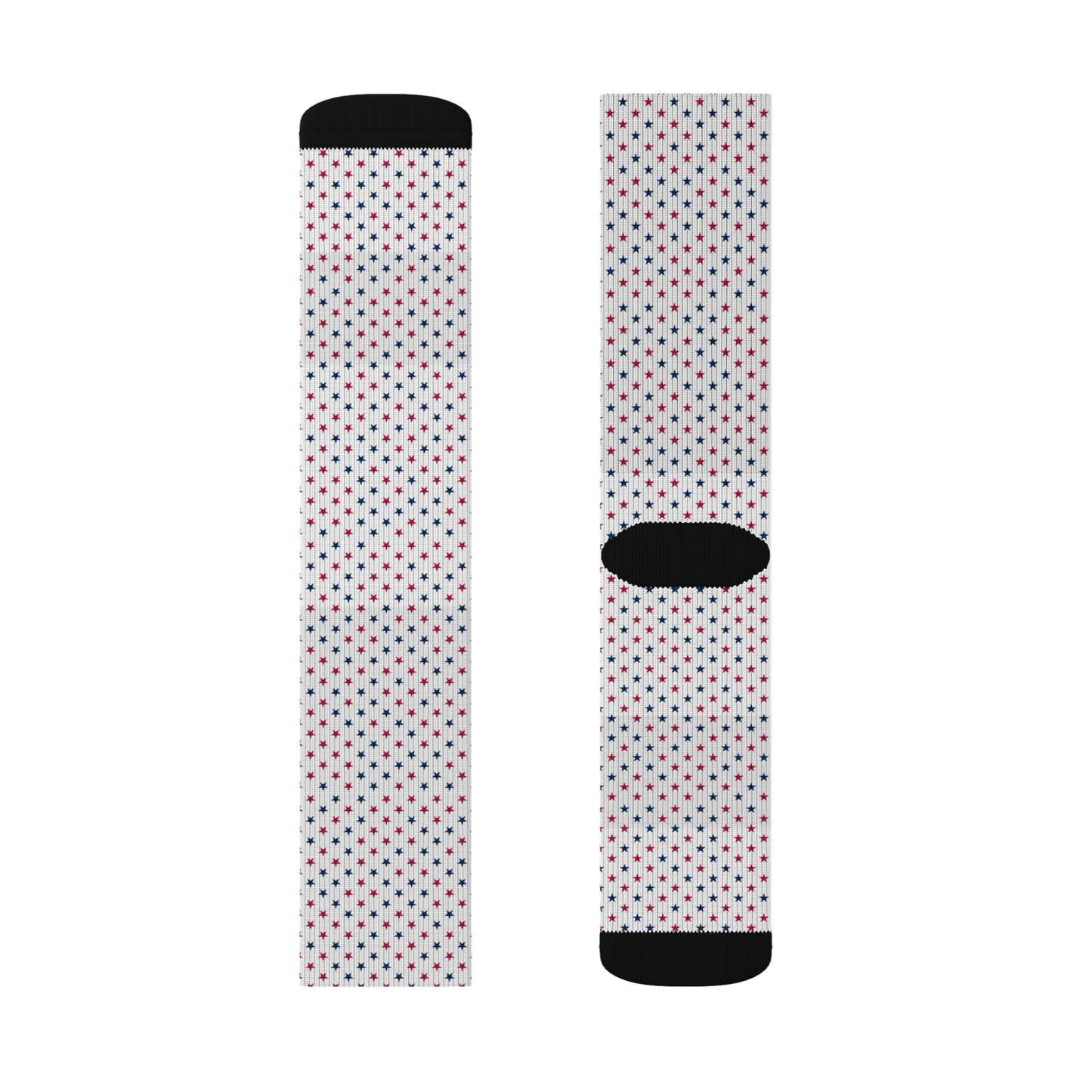 Vibrant Independence Day socks featuring bold red, white, and blue stars—fun, colorful, and full of patriotic spirit.