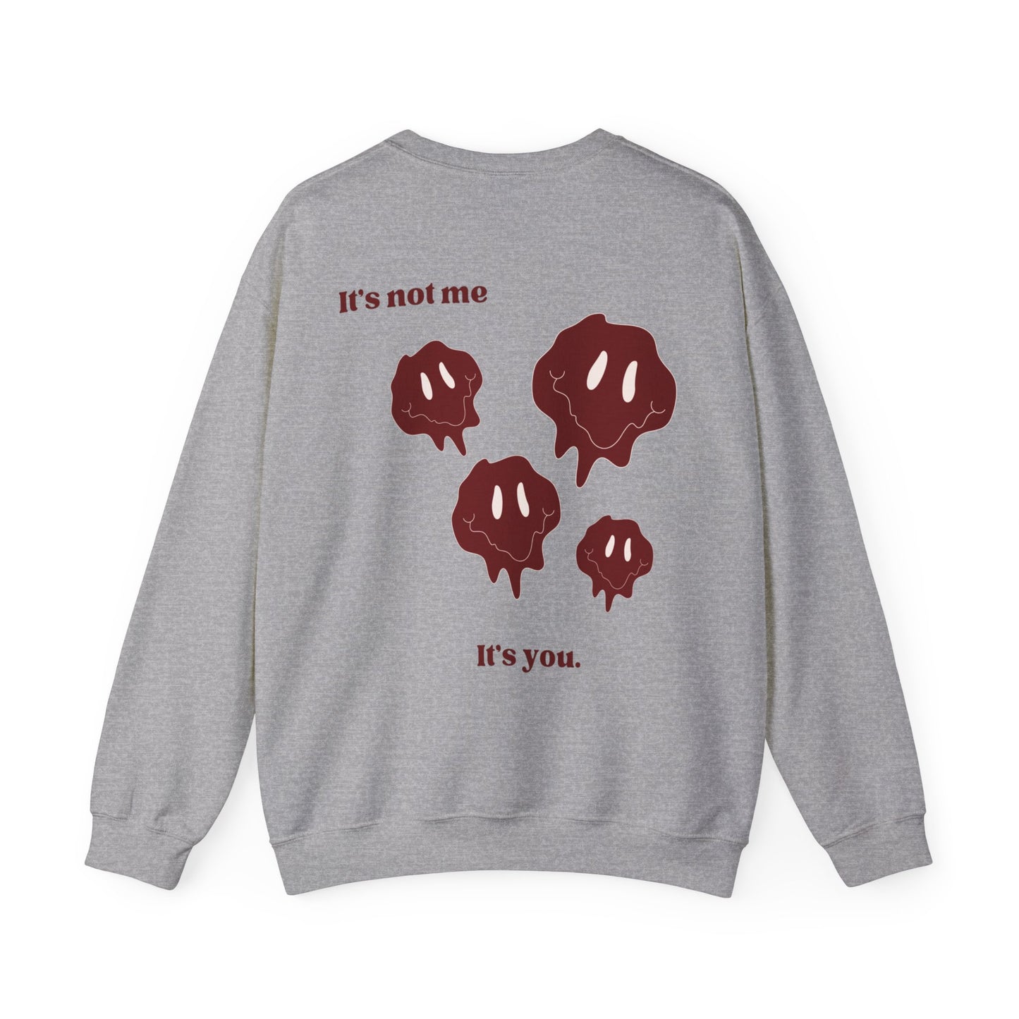 It's not me it's you crewneck sweatshirt anti valentines day club crewneck sweatshirt break up sweatshirt crewneck anti valentines day breakup apparel funny valentines