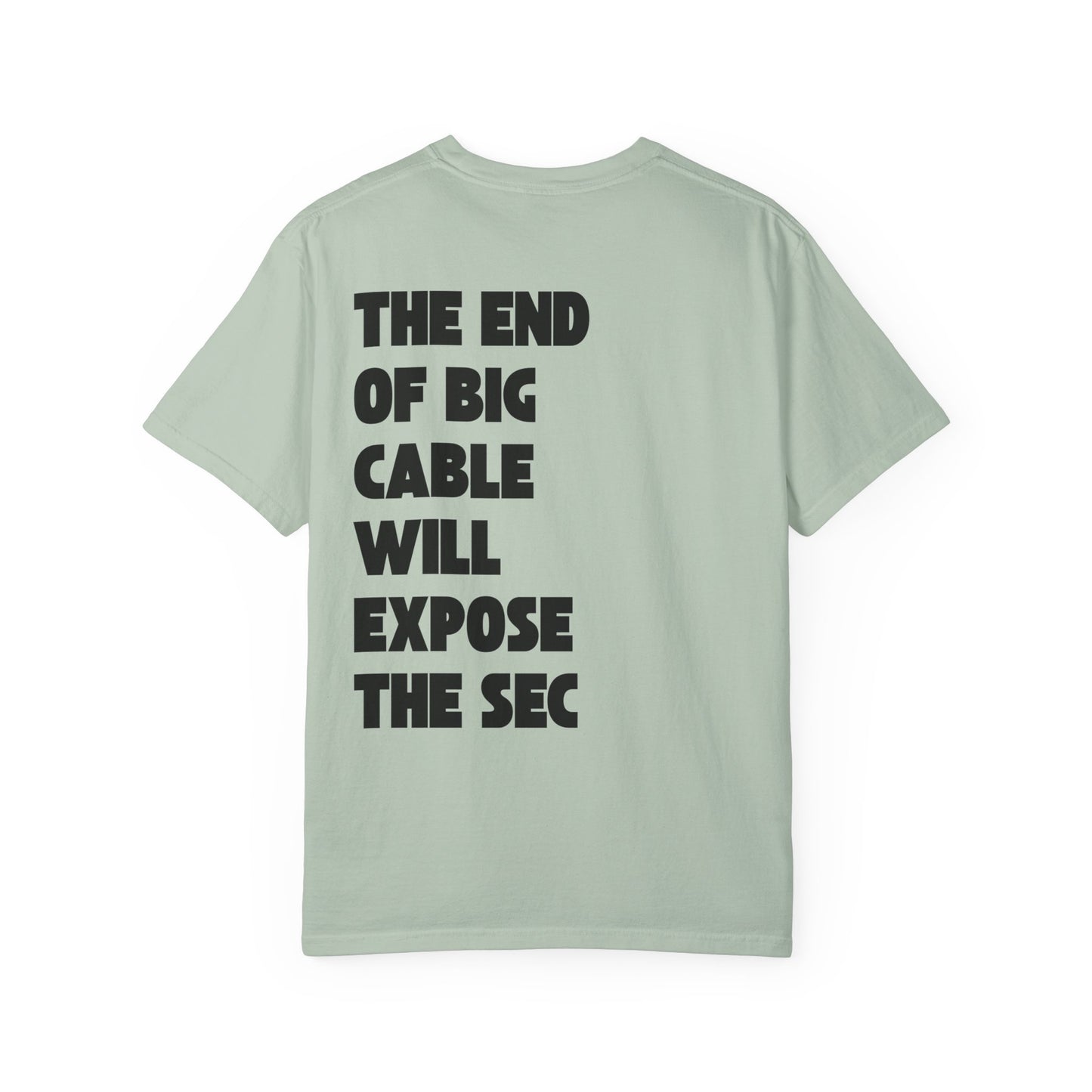 Garment-Dyed T-Shirt with Motivational Text, Casual Wear, Gift for Friends, Unisex Graphic Tee, Everyday Comfort