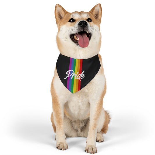 Rainbow Pride Dog Bandana Cute Gay Pride Pet Bandana Rainbow Pride LGBTQ Pride Month Apparel Dog Bandana Pride Rainbow Lesbian Pride Pet Bandana Rainbow
