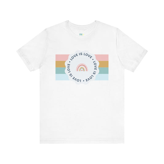 Love is Love Unisex Tee - LGBTQ Shirt Gay Pride