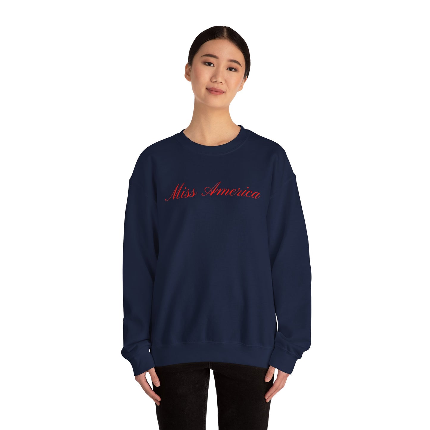 Star-Spangled Crewneck – Red, White & Cozy for 4th of July