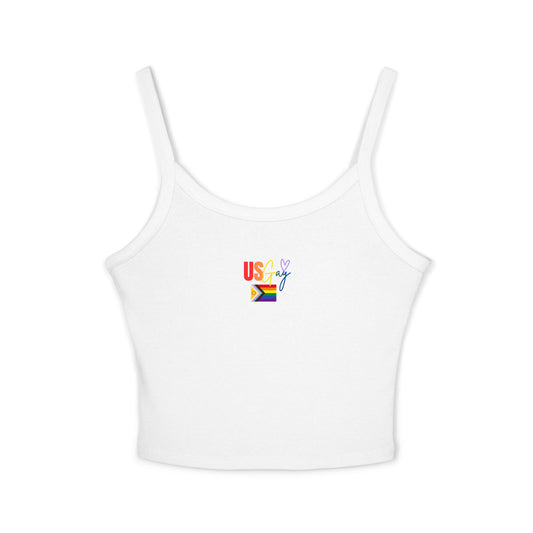 Bold & Brazen Pride Spaghetti Strap Tank – LGBTQ+ Festival Fashion, Colorful & Playful Summer Style