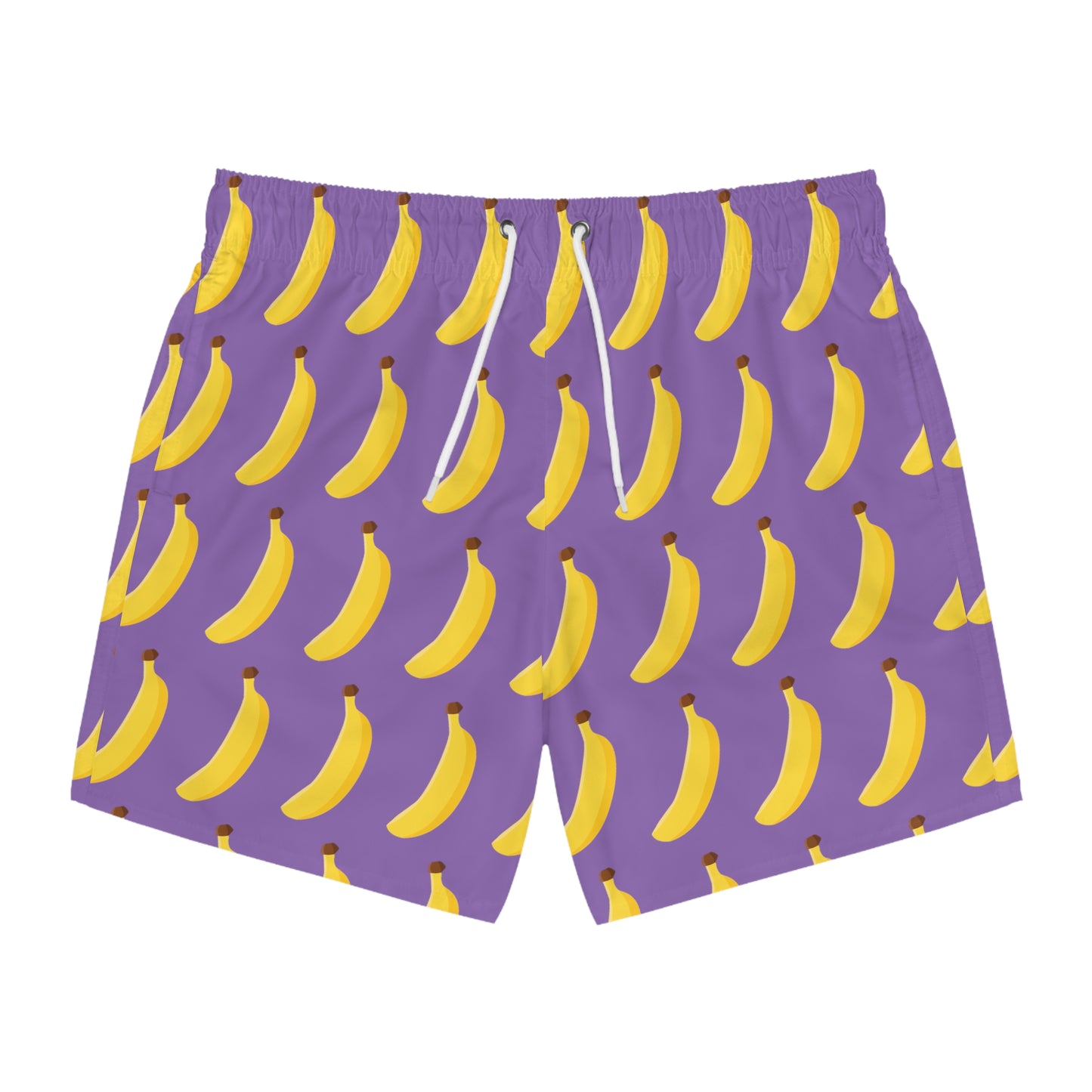 Purple banana swim trunks fun funky summer swim apparel fruity men's swim trunks banana summer swim trunks men summer apparel