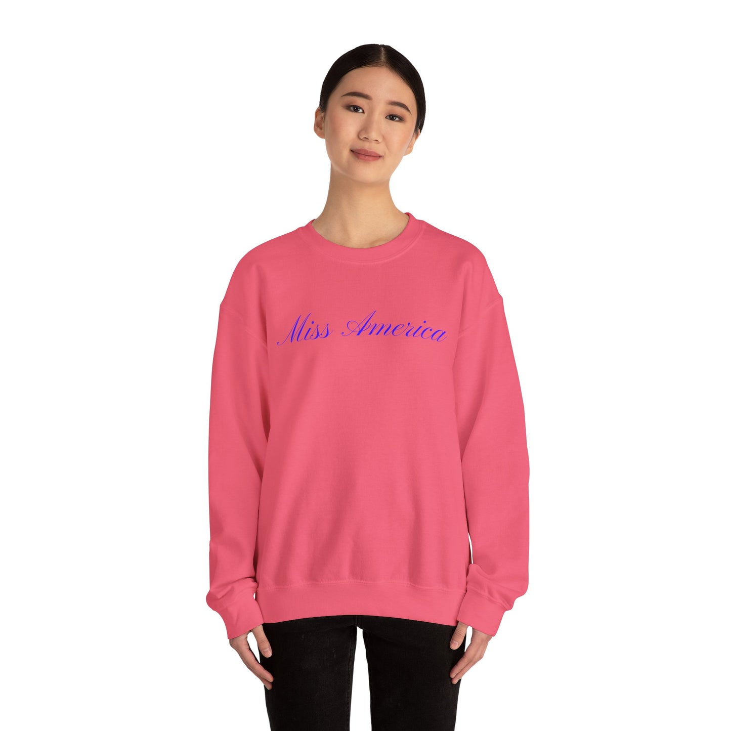 Miss America Crewneck – Cozy, Patriotic & Fireworks-Ready