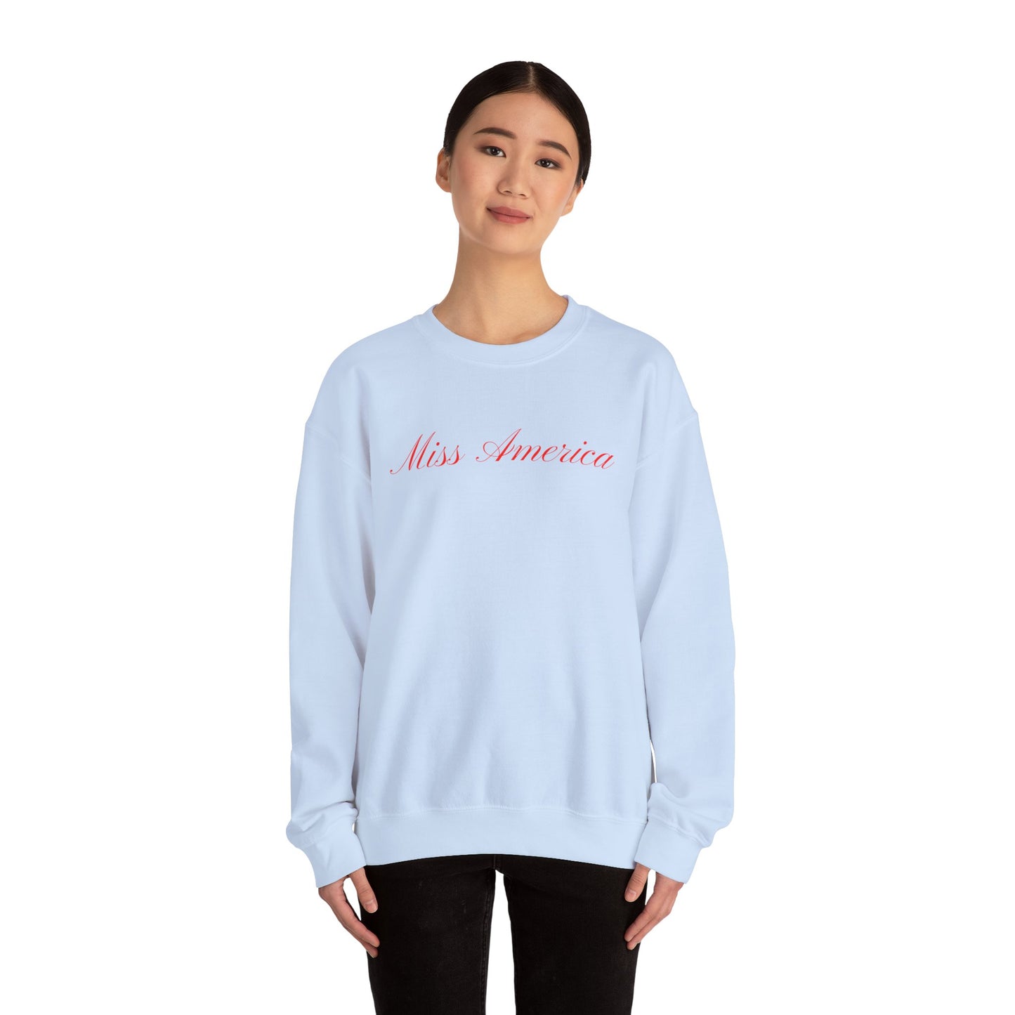 Star-Spangled Crewneck – Red, White & Cozy for 4th of July